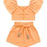 02 conjunto menina shorts e blusa botoes playground