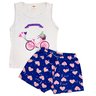 01 conjunto menina happy birthday bicicleta girls