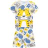 05 pijama camiseta e bermuda menino tigre brilha no escuro kyly