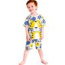 06 pijama camiseta e bermuda menino tigre brilha no escuro kyly