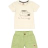 02 conjunto menino camiseta e bermuda carro trick nick