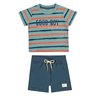 04 conjunto bebe menino camiseta e bermuda good boy coloritta