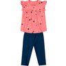 05 conjunto bebe menina blusa e legging estrela do mar brandili