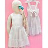 01 vestido menina tule brilho menina anjo