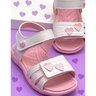 01 sandalia menina coracoes velcro klin