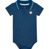 02 body polo bebe menino listrado kiko baby