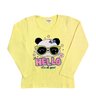 01 blusa menina panda oculos girls