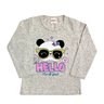 02 blusa menina panda oculos girls