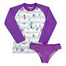01 conjunto biquini menina sereia protecao uv kidstok