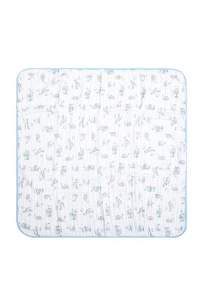 01 toalha de banho fralda menino carrinho capuz de canto papi