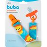 02 prendedor de chupeta bebe menino leao buba