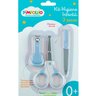 02 kit higiene infantil bebe menino pimpolho azul