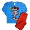 02 conjunto menino blusao e calca moletom robo shuma kids