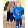 05 conjunto menino blusao e calca moletom bordado camp brandili
