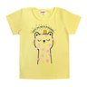 01 blusa menina manga curta gatinha princess girls
