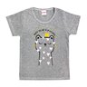 02 blusa menina manga curta gatinha princess girls