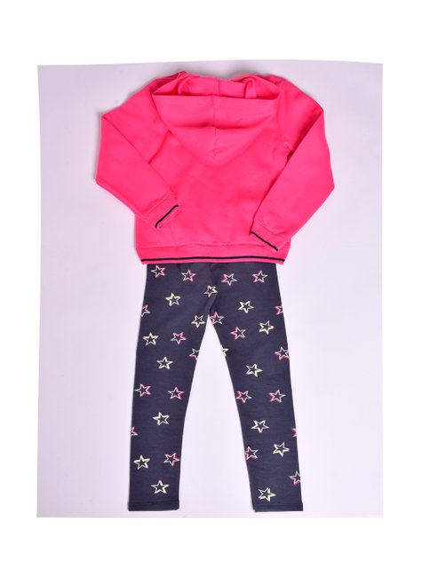 07 conjunto menina flanelado jaqueta e legging estrelas brandili