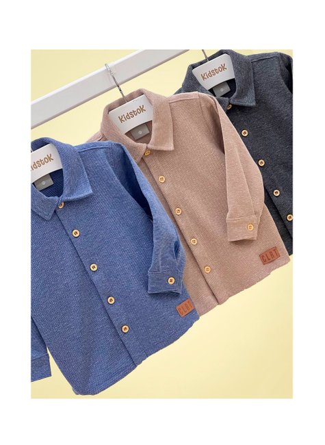 01 camisa menino moletom dublado liso coloritta