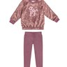 11 conjunto menina blusao peluciado e legging molecotton joy coloritta