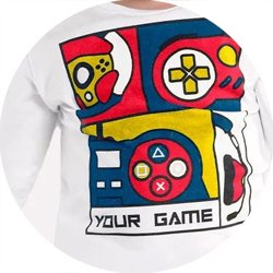 02 camiseta menina game kyly