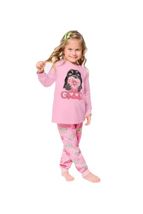 01 pijama blusa e calca menina dog rosquinha good kyly