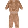 01 conjunto bebe unissex peluciado ursinho carinhoso