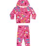 03 conjunto bebe menina moletom jaqueta e legging abelhinha elian