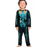 02 pijama menino camiseta e calca esqueleto kyly