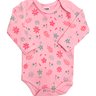 01 body bebe menina flores raminhos kidstok rosa claro g