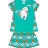 03 pijama camiseta e short menina gatinha kyly rosa claro 4