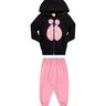 02 conjunto menina moletom jaqueta e calca joaninha pompom angero preto g
