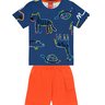 02 conjunto menino camiseta e bermuda moletinho safari kyly azul escuro 2
