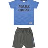 04 conjunto menino camiseta bordada e bermuda moletinho angero azul 6