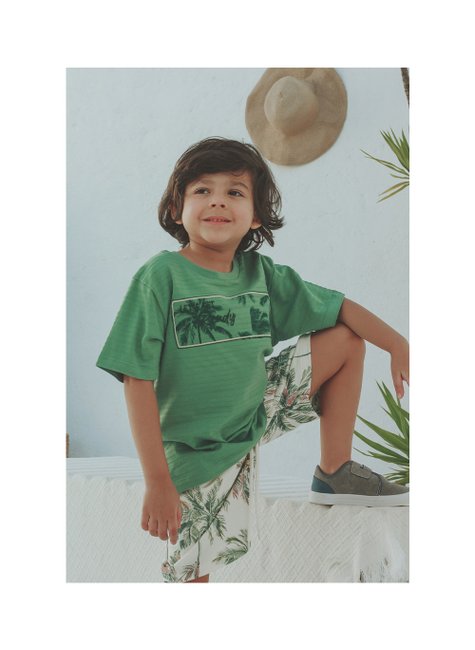 03 conjunto menino camiseta e bermuda coqueiro bordado angero branco 10