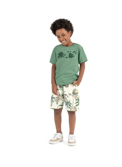 04 conjunto menino camiseta e bermuda coqueiro bordado angero branco 10