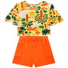 02 conjunto menina blusa e short safari nanai amarelo 2