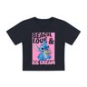 01 blusa menina stitch pompom fakini preto 4