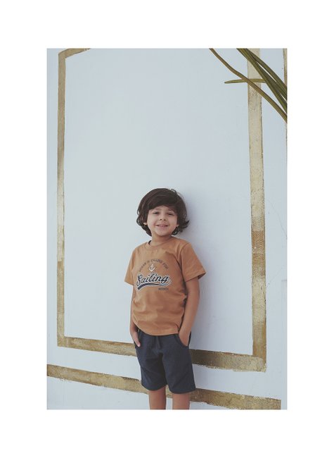 02 conjunto menino camiseta e bermuda moletinho sailing mundi caramelo 6