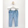 02 calca bebe menina jeans kidstok azul claro p