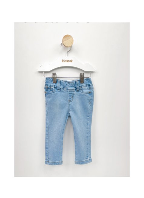 Calça Bebê Menina Jeans Kidstok