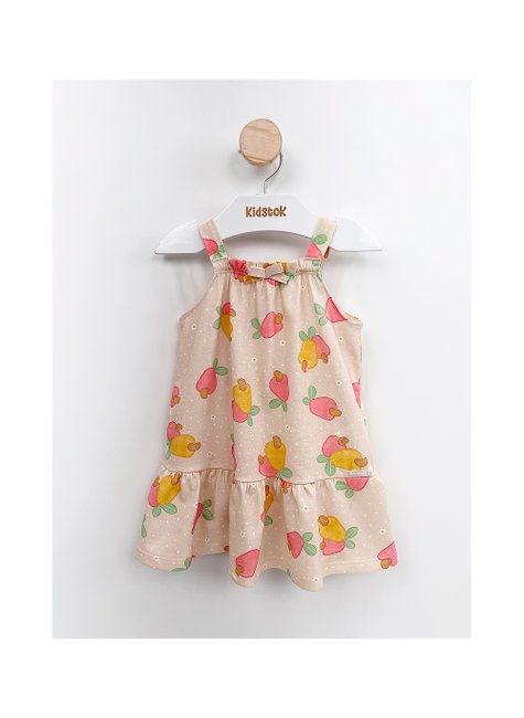 02 vestido bebe menina frutinhas brandili rosa m