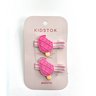 01 kit bico de pato c 2 picole kidstok rosa