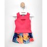 02 conjunto menina blusa ribana e short caju nanai azul escuro 4