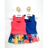 04 conjunto menina blusa ribana e short caju nanai azul escuro 4