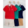 04 conjunto menino polo e bermuda sarja coqueiro brandili vermelho 4