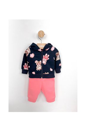 03 conjunto menina jaqueta e calca moletom flanelado ursinho kyly mostarda 2