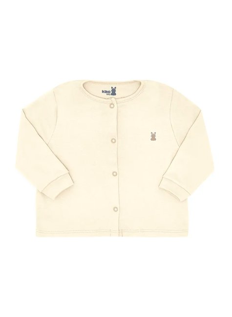 02 cardigan bebe menino botoes kiko kika amarelo m
