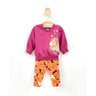 04 conjunto menina blusao e legging flanelado ponei elian magenta m