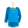04 conjunto menino camiseta e sunga folhagem protecao uv fakini azul 10