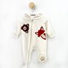 03 macacao bebe menino plush bichinhos trick nick off white g